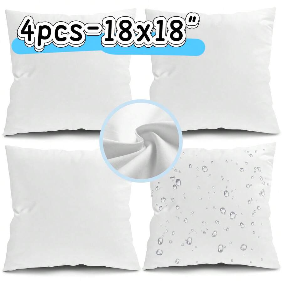 4 stuks weerbestendige kussenv - Pillow Insert 18X18 recensie en prijs