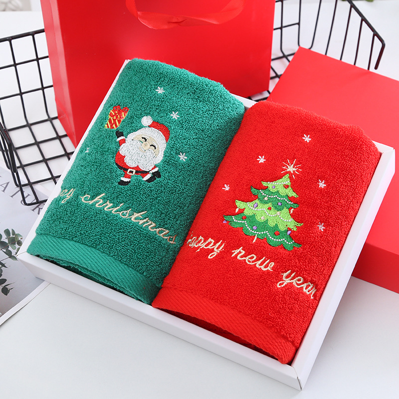 Kersthanddoek Geschenkdoos Set - Home Textiles Face Towel recensie en prijs