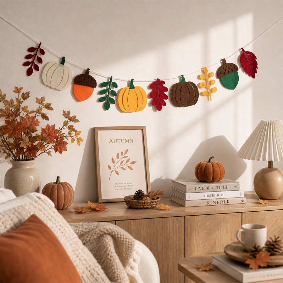 Herfst Pompoenbladeren Vlag Oo - Home Textiles & Decorations recensie en prijs