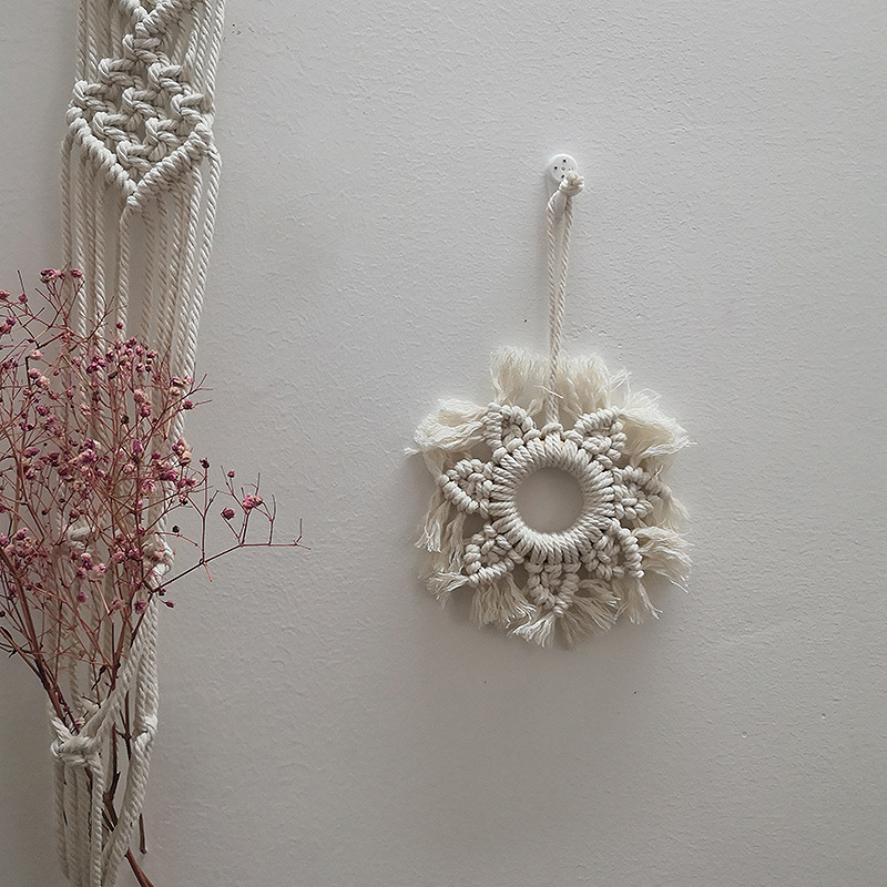 Handgeweven katoenen ster wand - Home Textiles & Decorations recensie en prijs