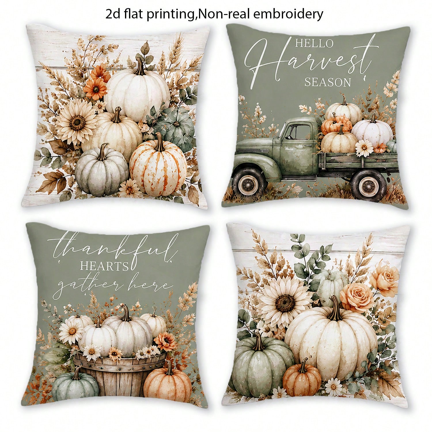 4 stuks JHUA Bohemian herfstde - Pillow Insert 18X18 recensie en prijs