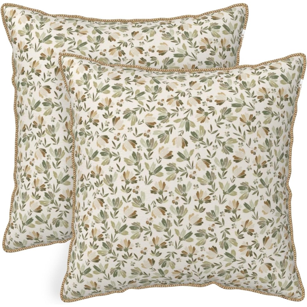 Sage-Groen-Beige-Floral-Zachte - Pillow Insert 18X18 recensie en prijs