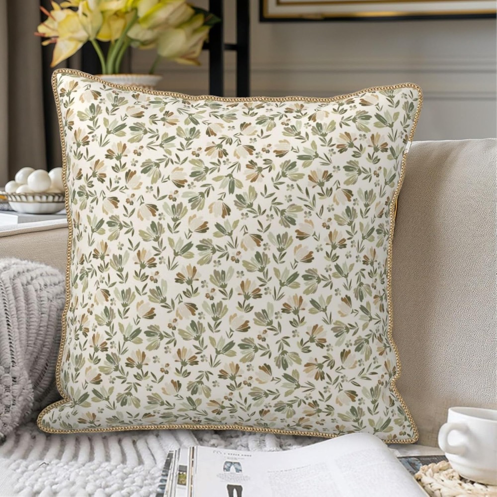 Sage-Groen-Beige-Floral-Zachte - Pillow Insert 18X18 recensie en prijs