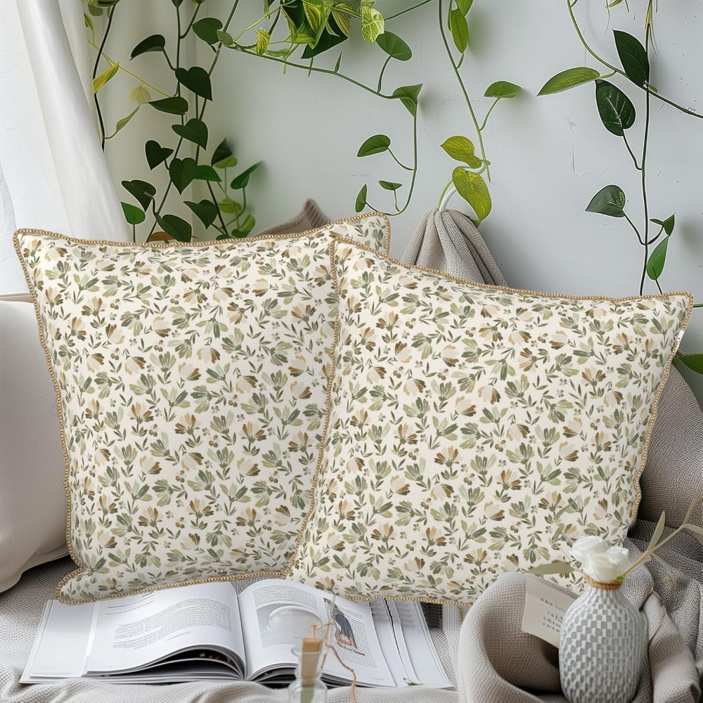 Sage-Groen-Beige-Floral-Zachte - Pillow Insert 18X18 recensie en prijs