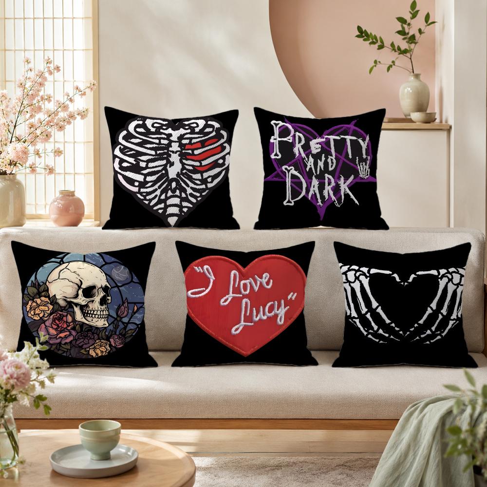 Anime schedel hart print kusse - Home Textiles Premium recensie en prijs